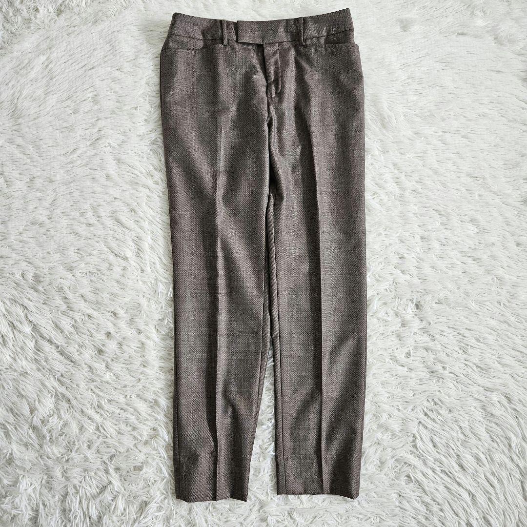 ヒルトン セットアップ REDA パンツスーツ ブラウン ウール