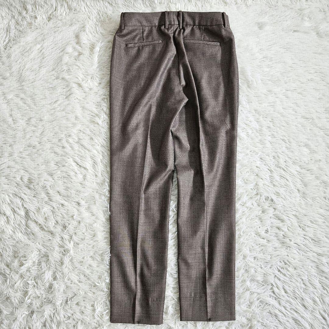 ヒルトン セットアップ REDA パンツスーツ ブラウン ウール