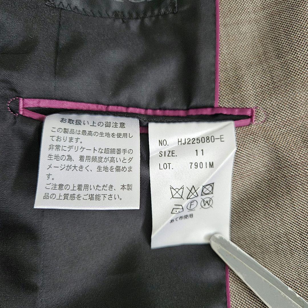 ヒルトン セットアップ REDA パンツスーツ ブラウン ウール