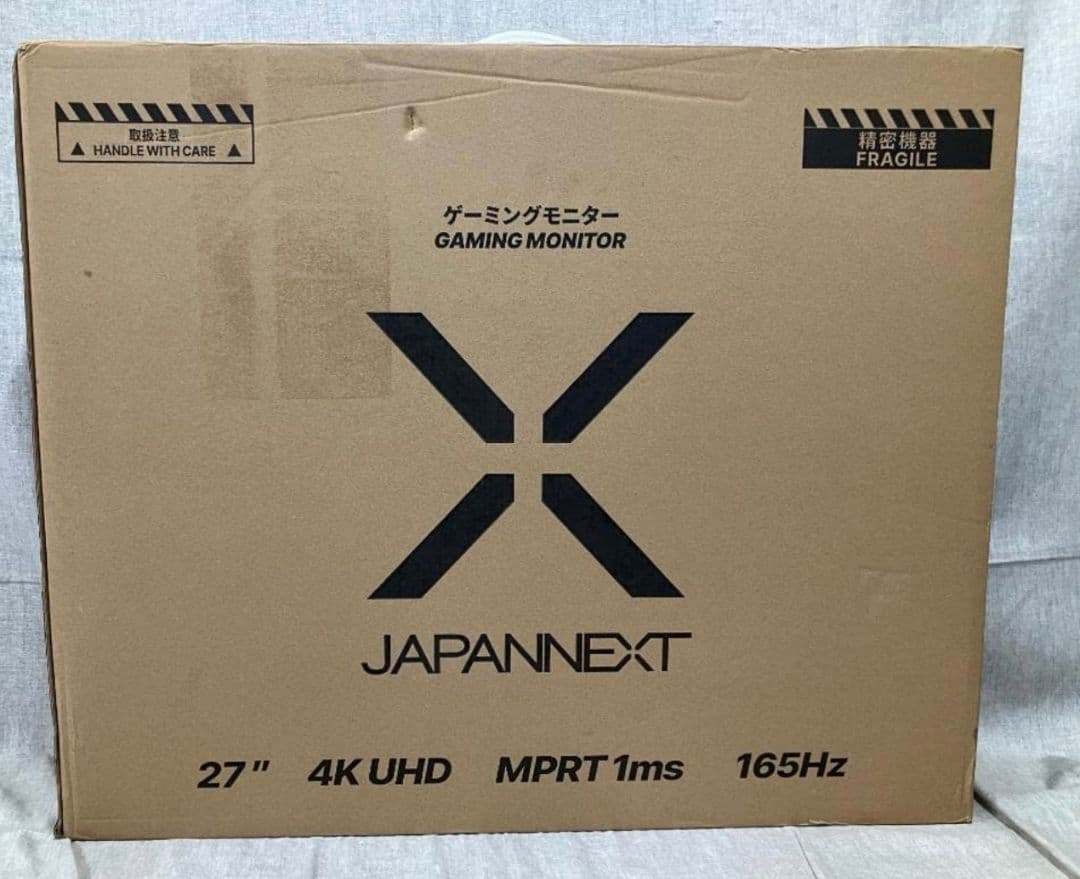 JAPANNEXT27インチ165Hz4Kモニター 1ms【訳あり