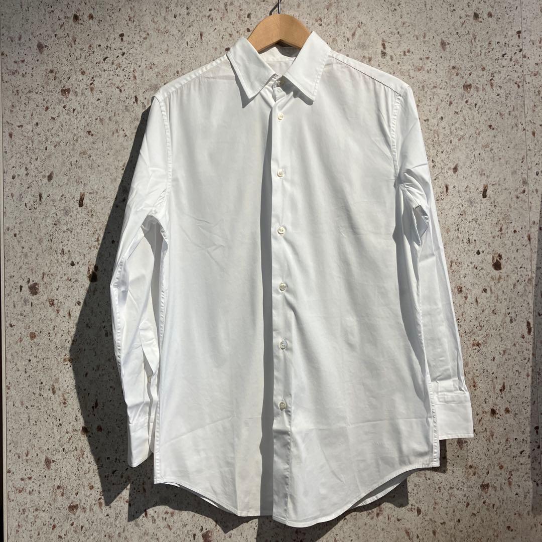 Brioni ドレスシャツ ストレッチ　ブリオーニ　イタリア製　ホワイト