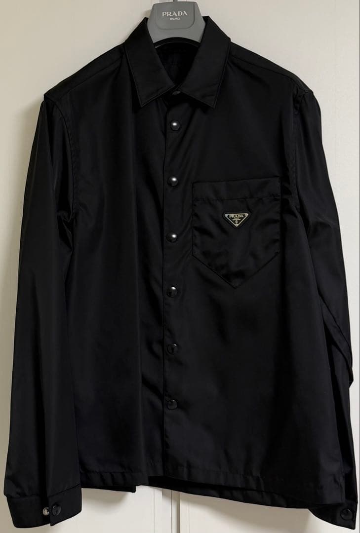 y*i様 PRADA　プラダ　Re-Nylonシャツ　黒　M　SC514