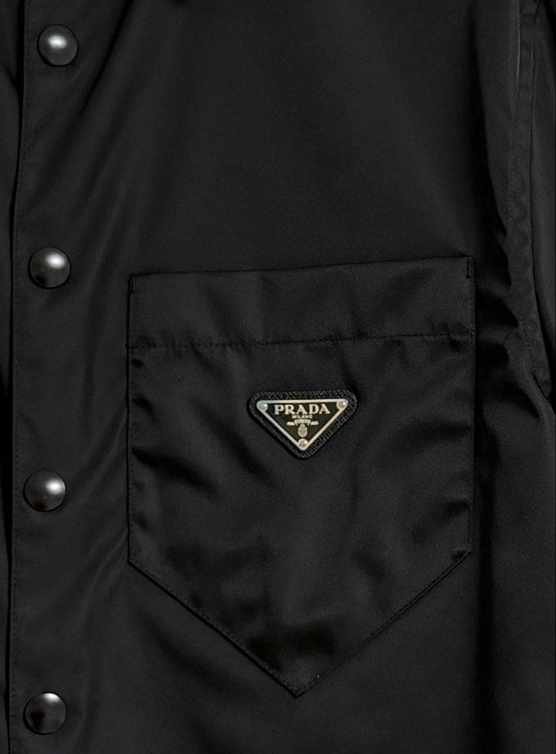 y*i様 PRADA　プラダ　Re-Nylonシャツ　黒　M　SC514
