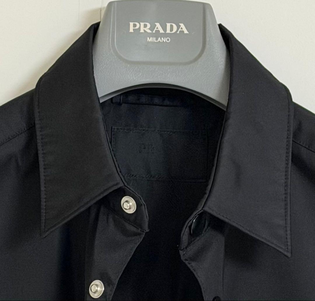 y*i様 PRADA　プラダ　Re-Nylonシャツ　黒　M　SC514