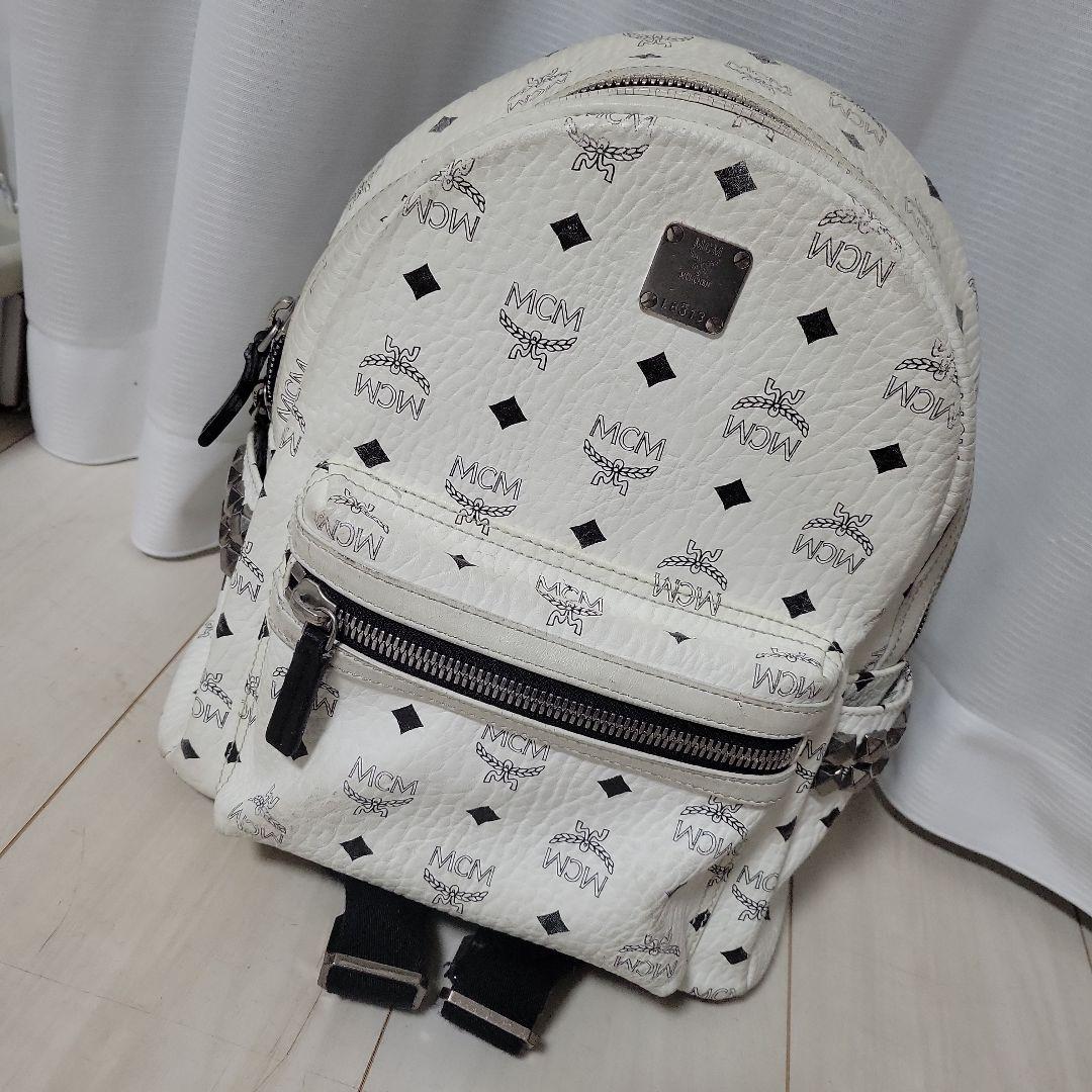 み*や様 MCM ホワイト リュック