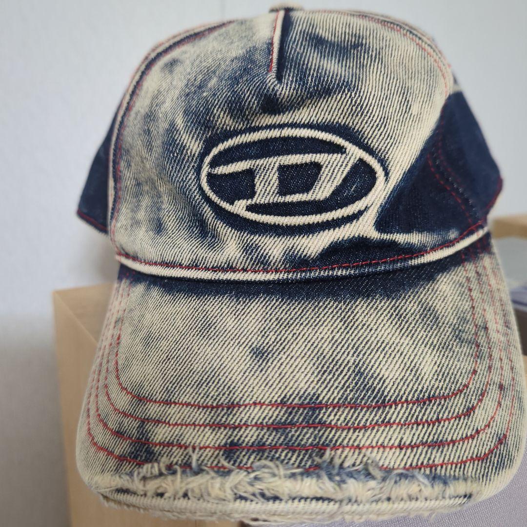 DIESEL　ダメージ デニムキャップ C-SEYMON
