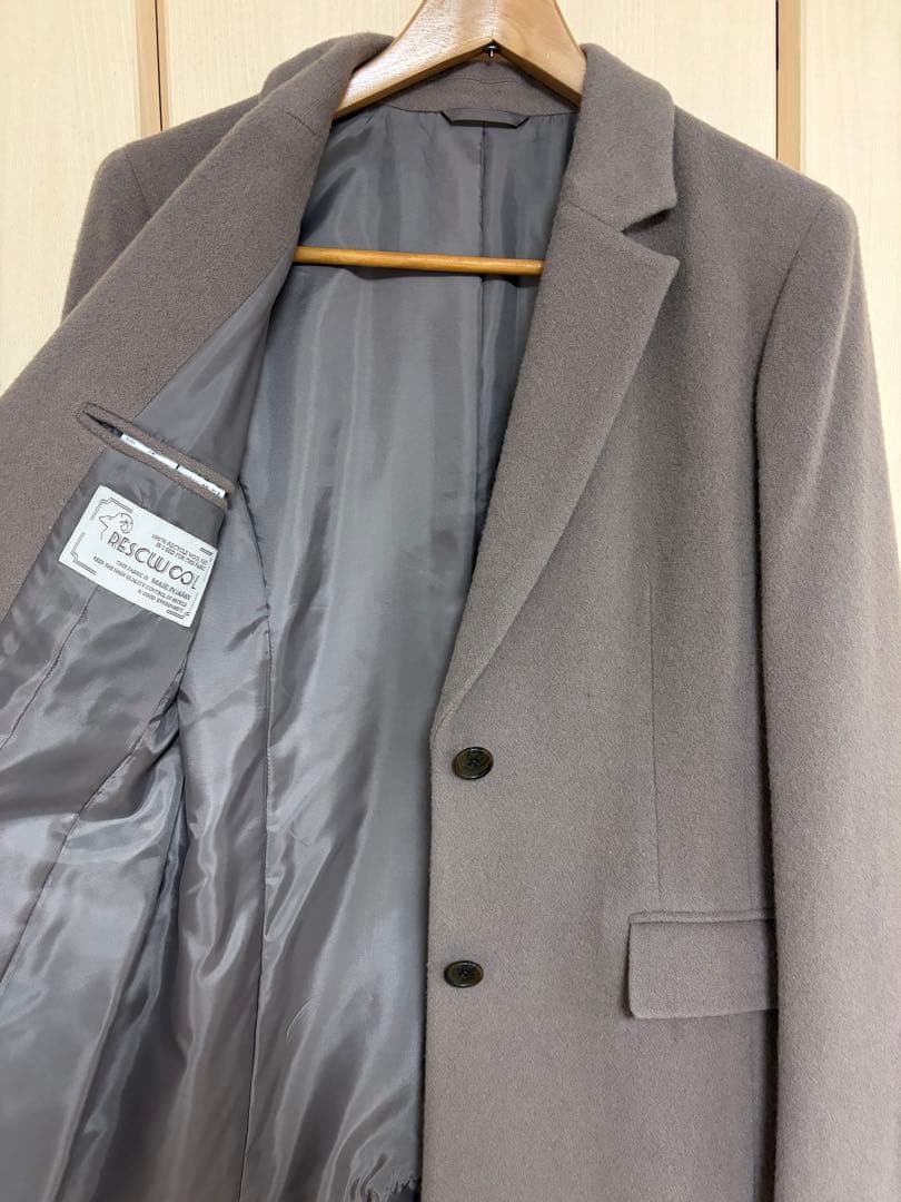 【新品・未使用】ユニバーサルランゲージ チェスターコート ブラウン 40