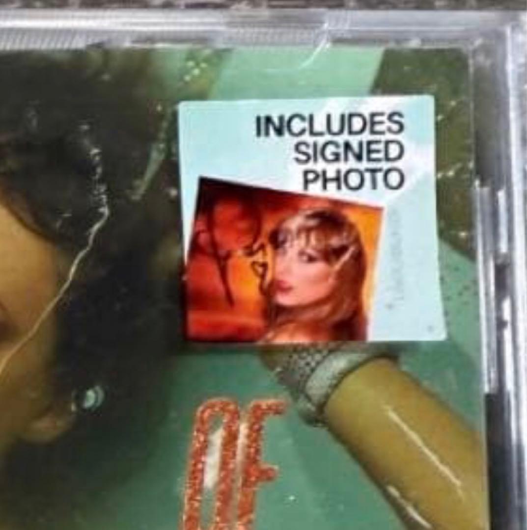 The Life of a Showgirl CDサインPHOTO1 テイラー