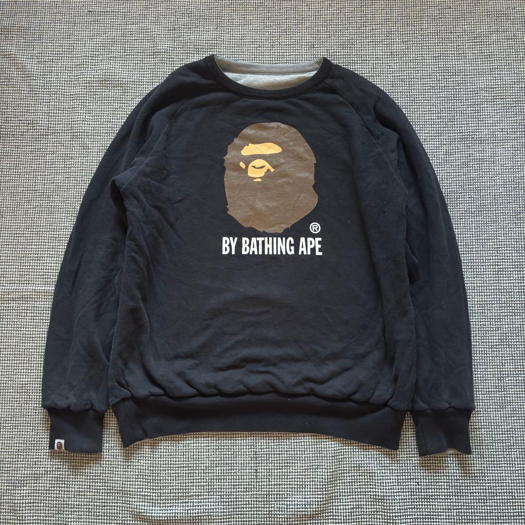 A bathing ape スウェット　リバーシブル