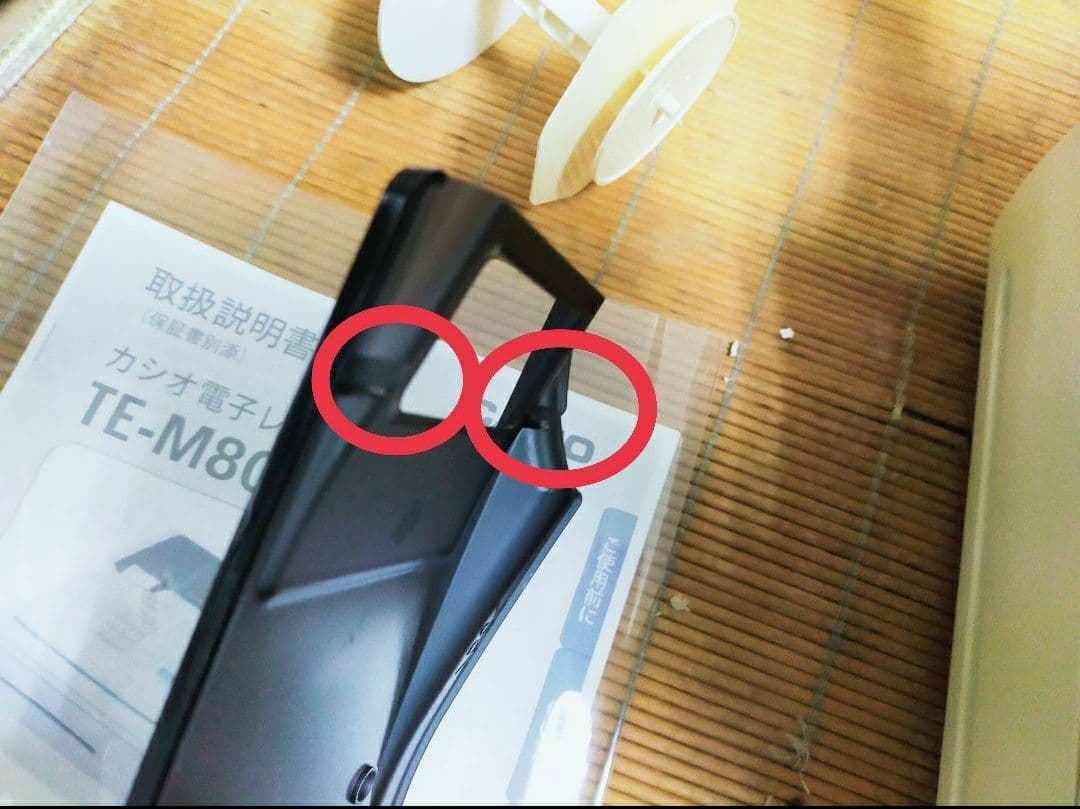 カシオレジスター　TE-M80　中古品　人気機種感熱紙　送料無料　335666