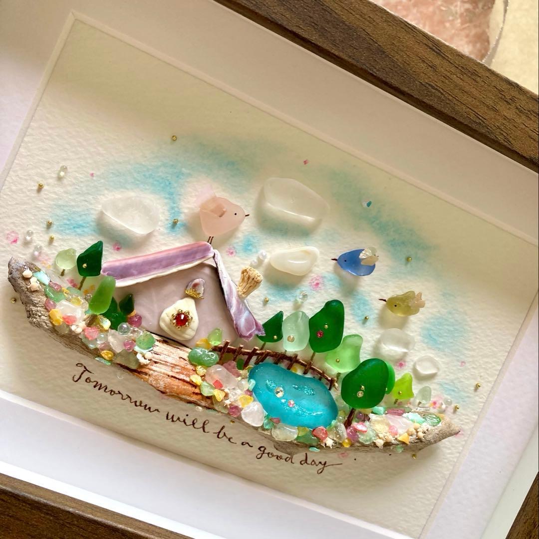 トーマス号 *ˊᵕˋ*　オーダー受付　シーグラス／天然石