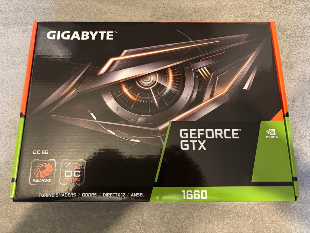 グラフィックボード・グラボ・ビデオカード GIGABYTE GeForce GTX 1660 OC 6G