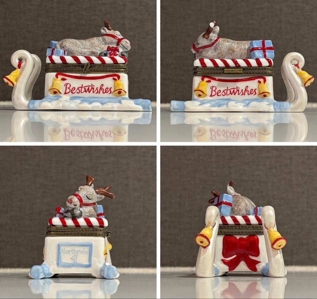 Villeroy & Bochビレロイ&ボッホ クリスマスヒンジボックス4点