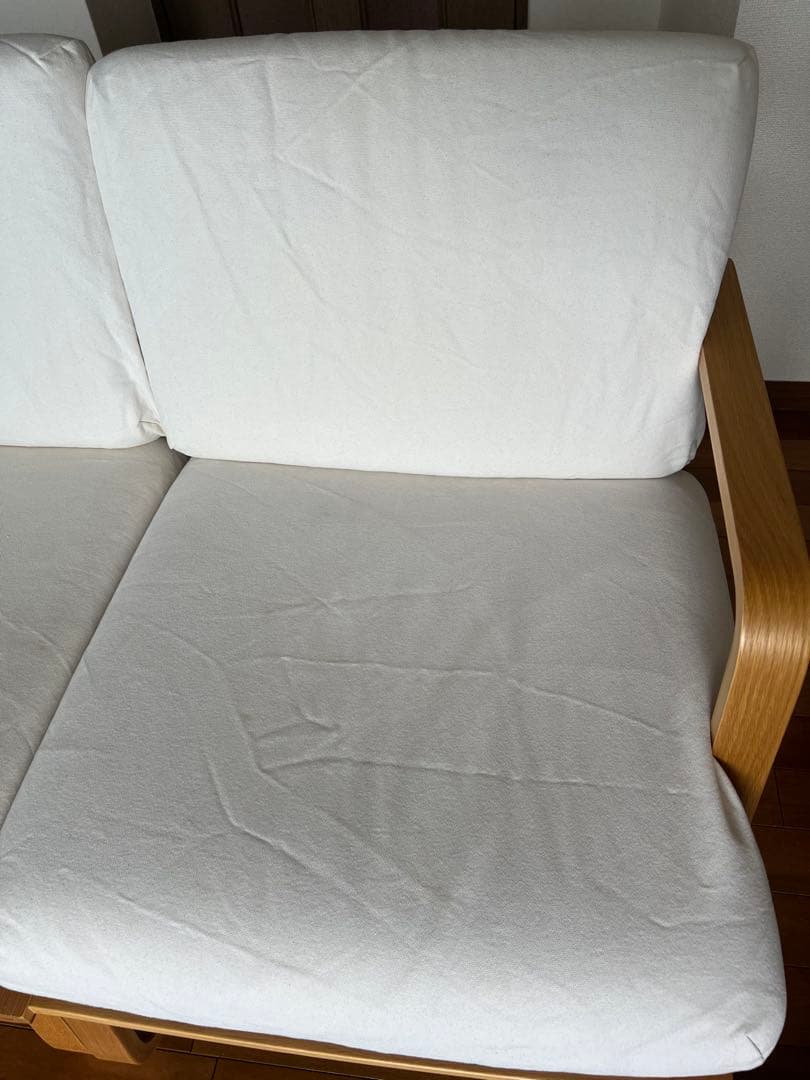 【無印良品】リビングでもダイニングでもつかえるソファチェア（2脚セット）