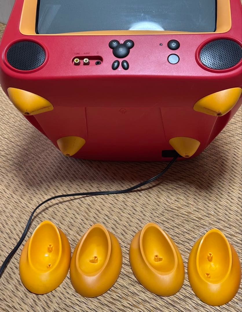 ディズニー ミッキーマウス 14型ブラウン管テレビ ＋ DVDプレイヤー