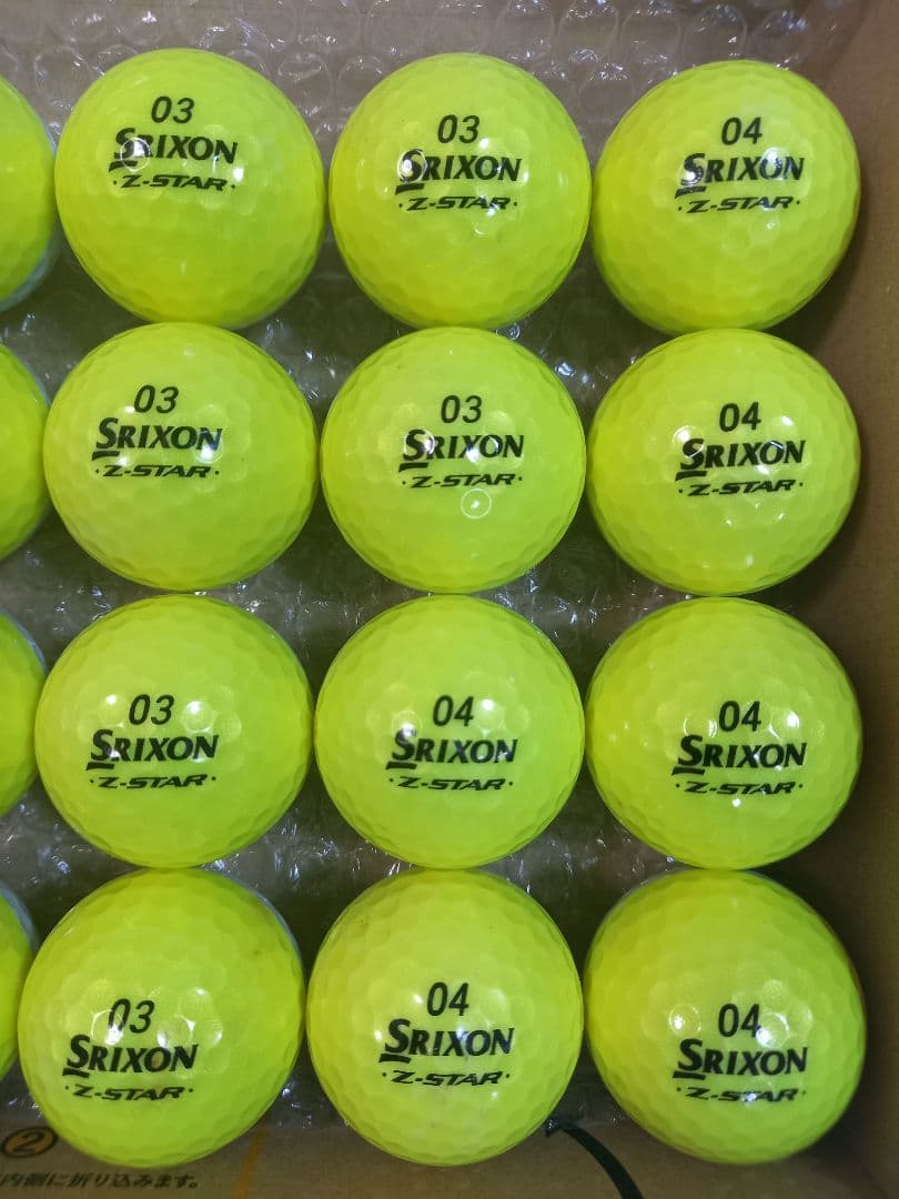 美品スリクソン Z-STAR DIVIDE ロストボール24球