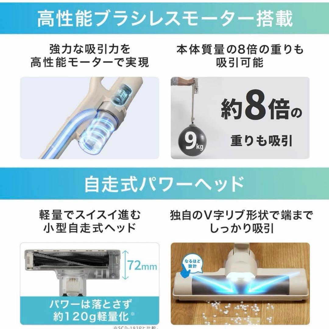 【１ヶ月間使用】マジカリーナ　サイクロン式　置くだけ充電