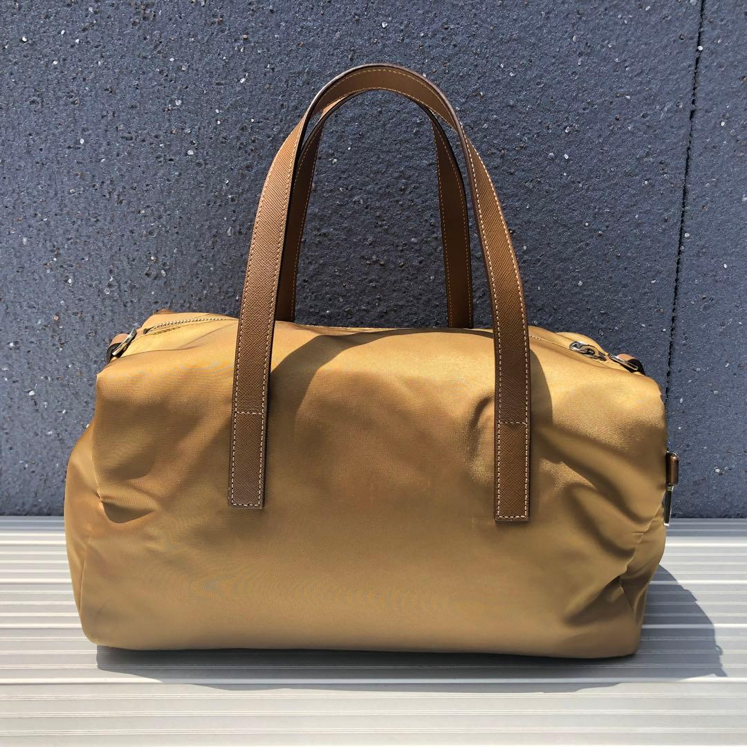 PRADA ミニボストンバッグ ※ショルダーストラップ欠品