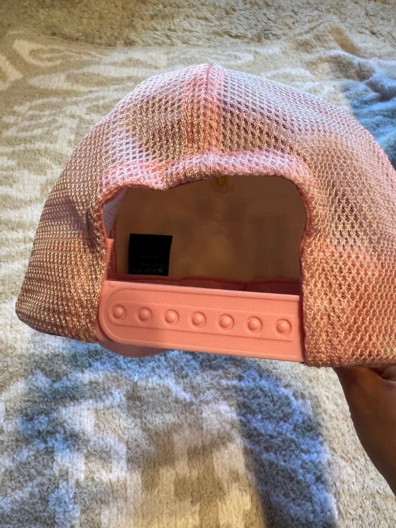 ヒステリックグラマー EVIL スタッズ キャップ ピンク TWICE サナ着用