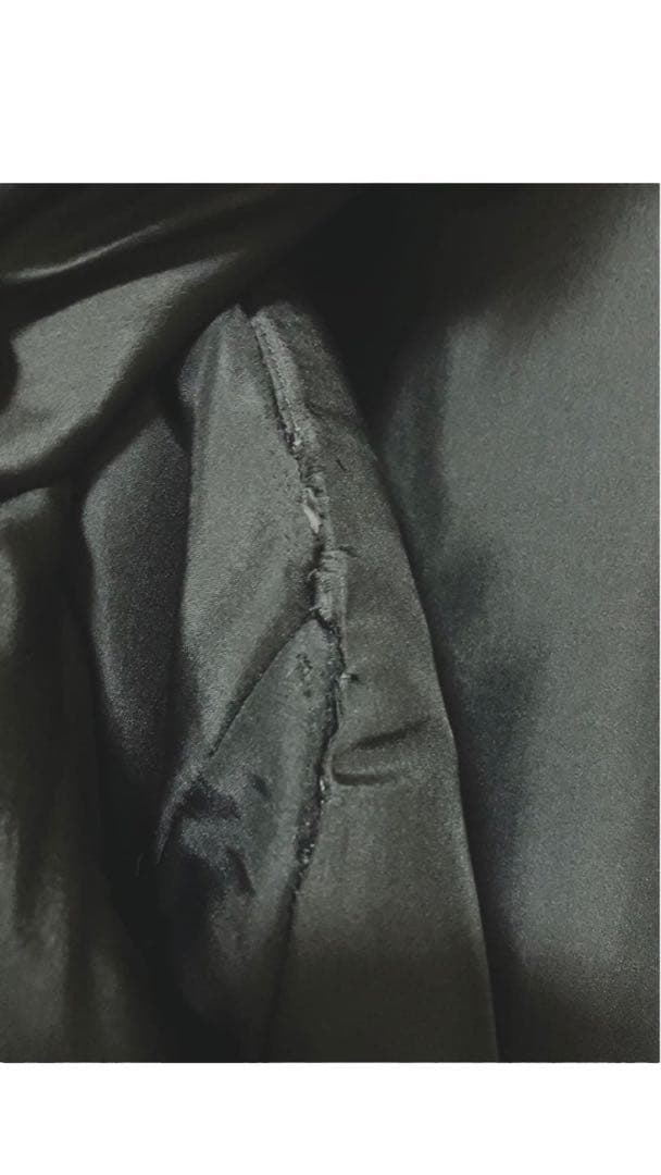 【売り切り価格】seraphin レザーフライトジャケット 黒 46 鹿革