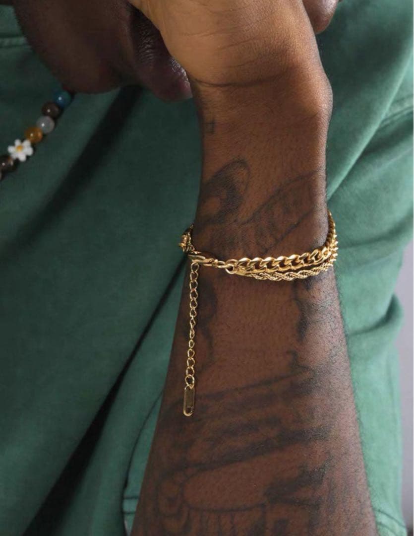 [専用]ゴールドツイストチェーンブレスレット