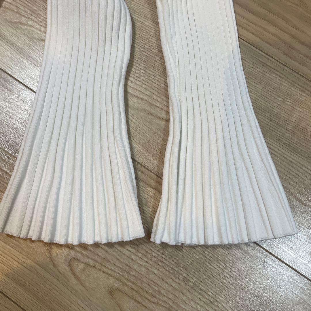 【LE PHIL】ワイドリブロングスリーブニット（白）