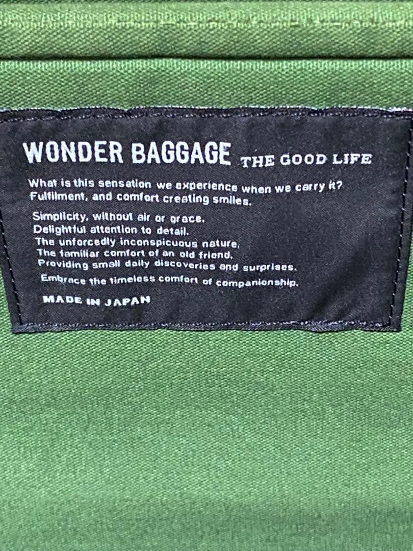 WONDER BAGGAGE　グッドマンズシリーズ スモールブリーフケース