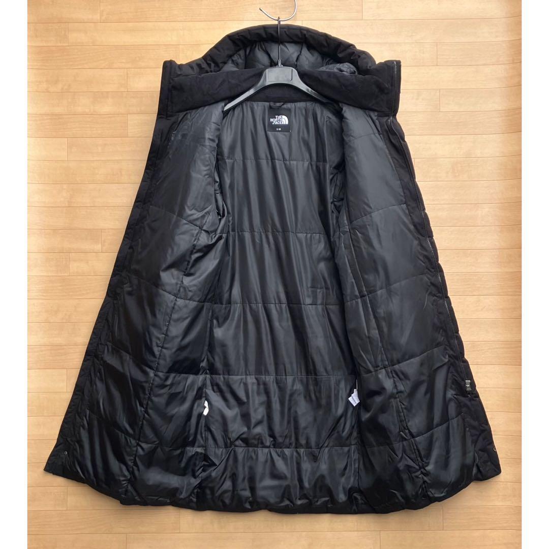 美品 ザ ノースフェイス ダウンコート S ロングダウン 黒 ダウンジャケット