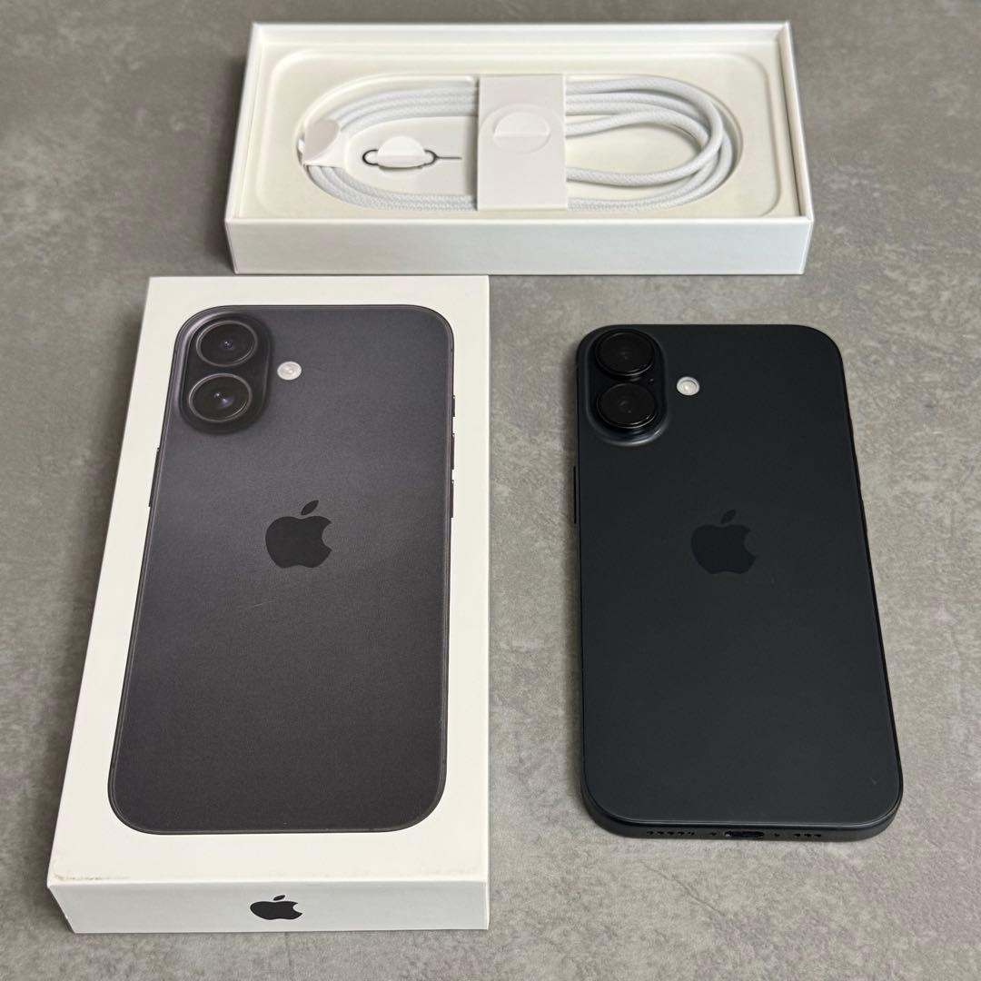 【美品】iphone16 256GB ブラック SIMフリー