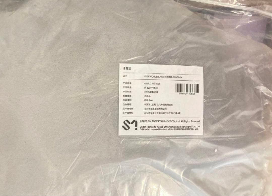 RIIZE ウンソク トルビョン ライズ　中国限定 抱きまくら