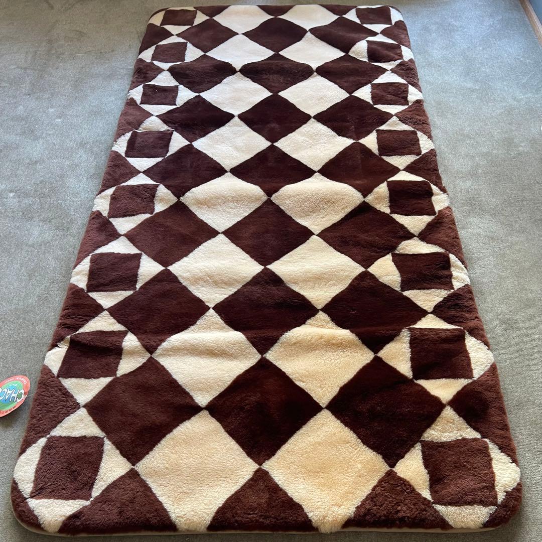 新品未使用　京都西川　ローズファー　グラウンドワーク　ミンクファームートンパッド