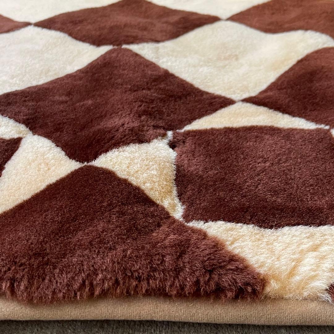 新品未使用　京都西川　ローズファー　グラウンドワーク　ミンクファームートンパッド