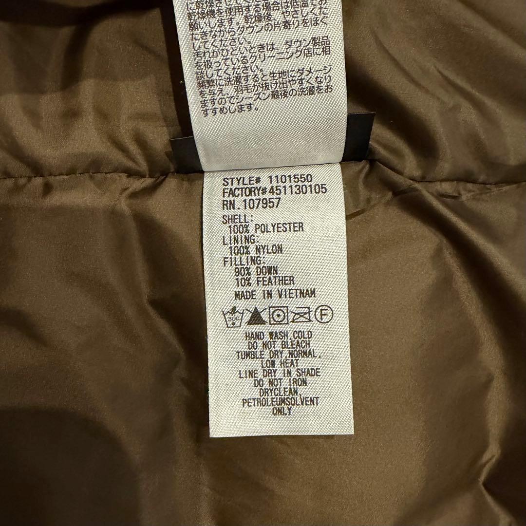 mont-bell ブラウン M ダウンジャケット ＥＸ800