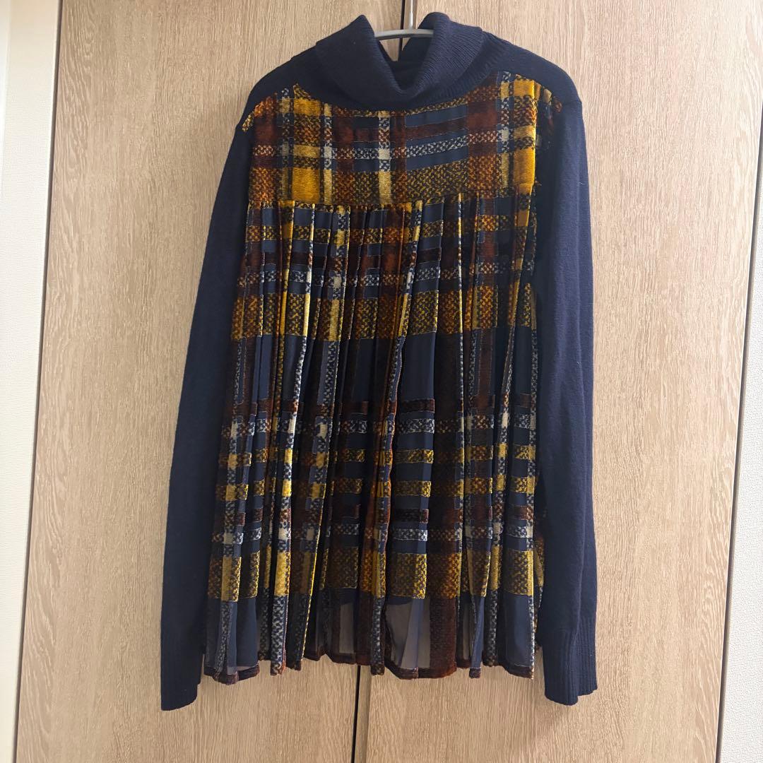 sacai タートルネックニット