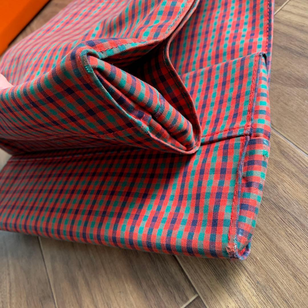 ファミリア 赤チェックバッグ　セット売り