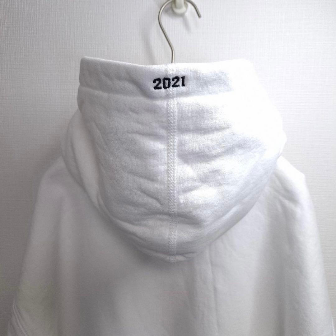 Supreme 21FW ボックスロゴ パーカー 白 M