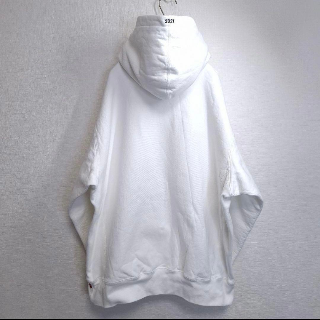 Supreme 21FW ボックスロゴ パーカー 白 M