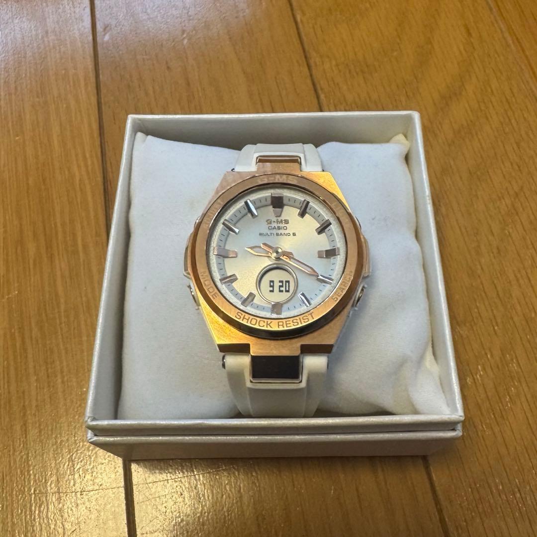【美品】【即日発送】CASIO baby-G GMS ホワイトゴールド