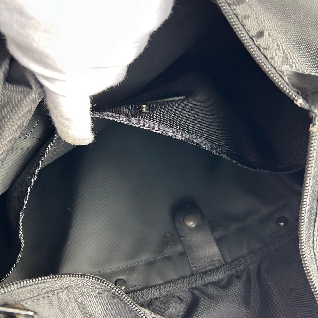 【美品】アーツアンドクラフツ ダブルシックスナイロン 3way トートバッグ　黒