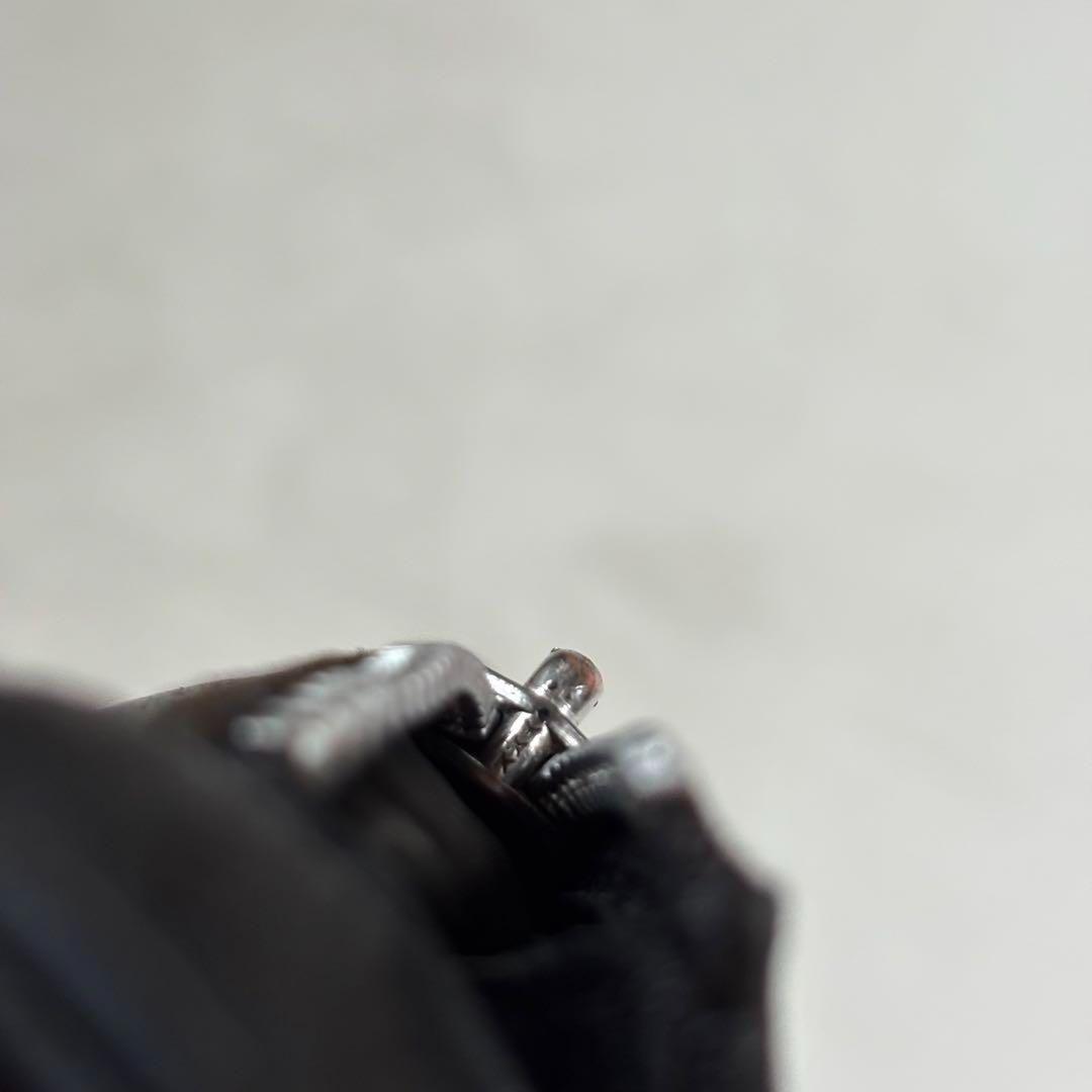 CHROME HEARTS WAVE ダガー　レザーウォレット　長財布　ブラック