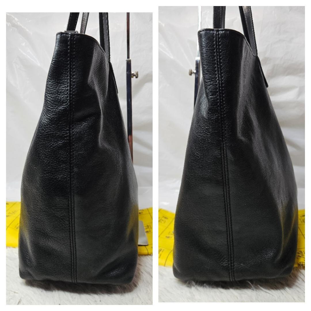 Felisi フェリージ 15/20 レザー 黒 トートバッグ 保存袋付き