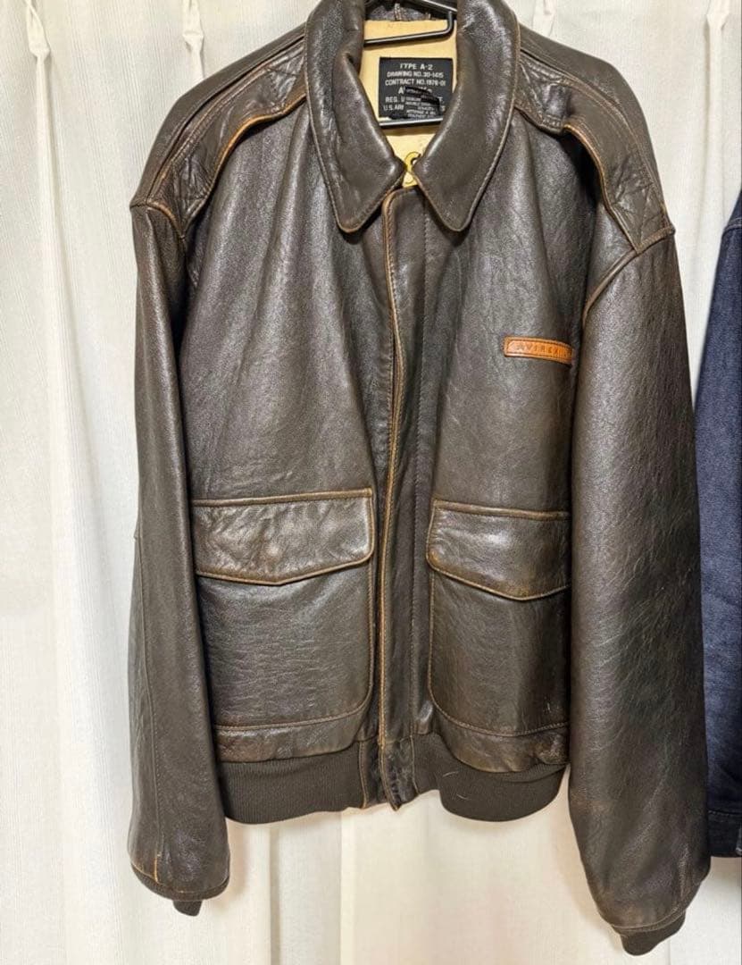 J*Y様 avirex A-2 レザー　フライトジャケット　90's vinte