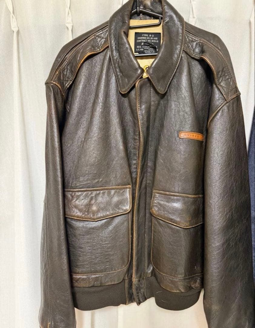 J*Y様 avirex A-2 レザー　フライトジャケット　90's vinte