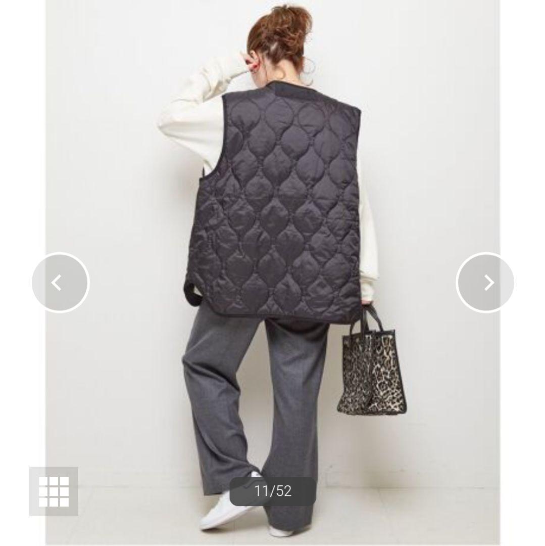 スピックアンドスパン CNフーディーライナー3WAYブルゾン ブラック 38