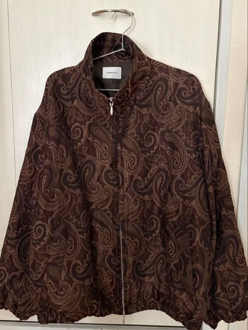 superNova. トラックジャケット ペイズリージャガード