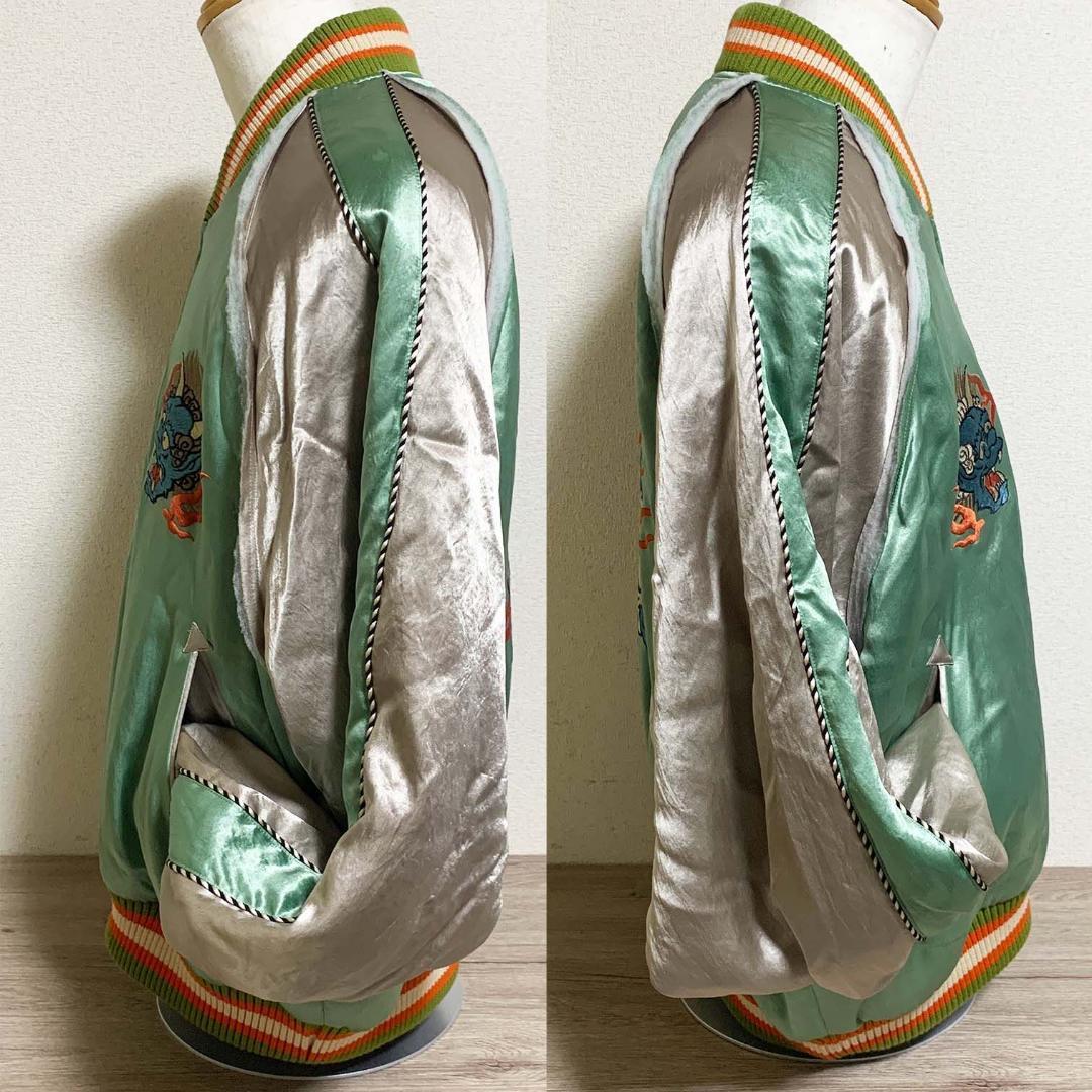 【美品】コンダクター デーモン刺繍スーベニアジャケットスカジャンPD23SJ08