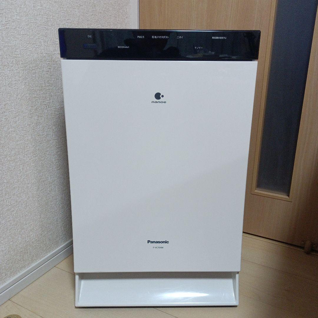 Panasonic 　エコナビ　 ナノイー 加湿空気清浄機 F-VC70XМ