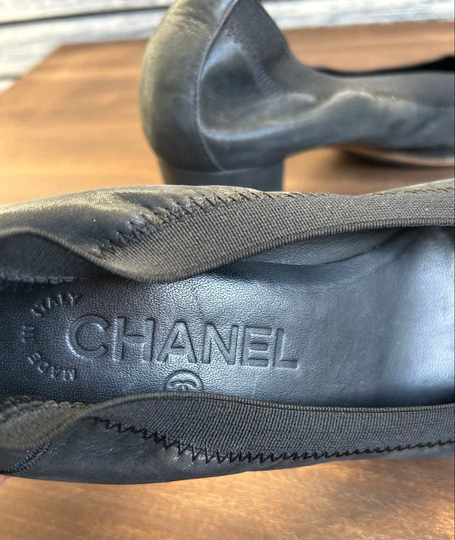 シャネル　CHANEL シャネル パンプス ココマーク ヒール　バレエシューズ
