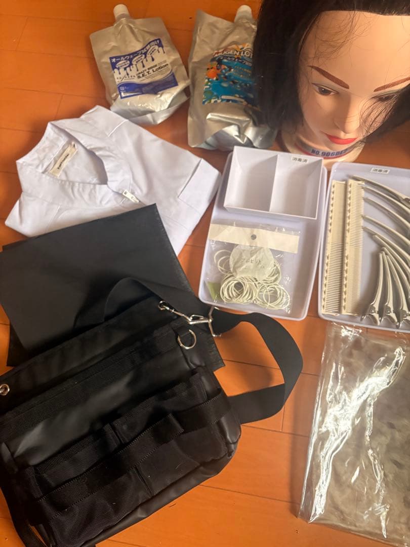 美容師国家試験一式道具 オールウェーブ ワインディング まとめ売り