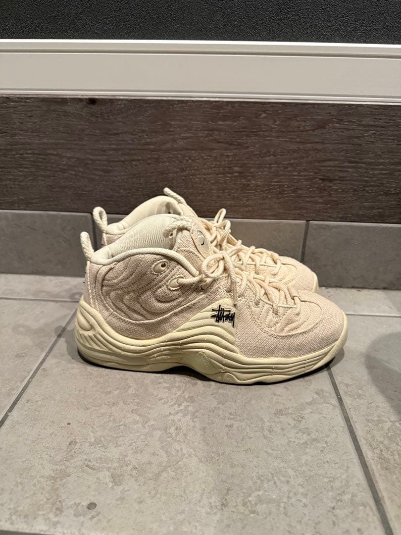 Stussy Air Foamposite One クリーム
